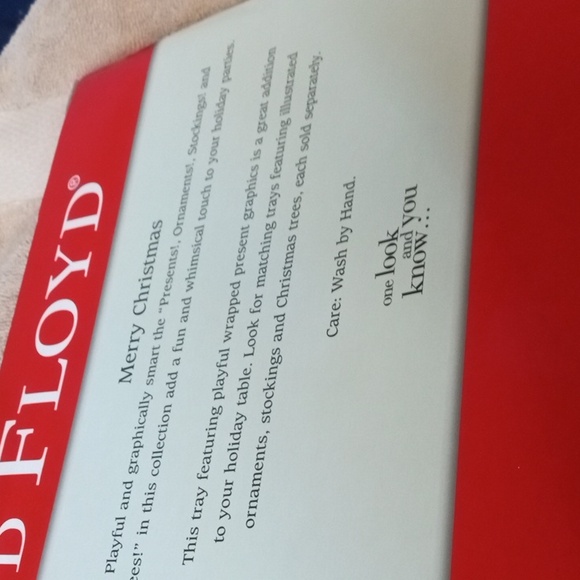 Fitz and Floyd Holiday Tray - Picture 4 of 8